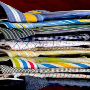 Mens Designer shirts all size Large except for one XL. Good to Great Shape.